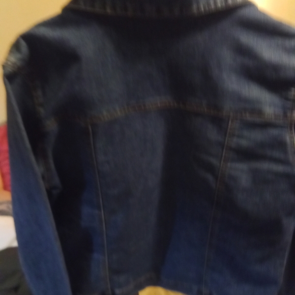 Duck Head denim Jacket with grey hood size small fits as a large - Picture 3 of 3